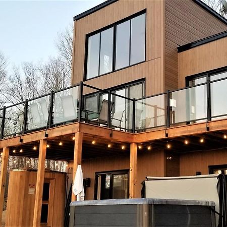 La Conception Chalet Serenity - Mont Tremblant Ski - Spa Sauna Wifi Tv Privet Chic Modern House 빌라 외부 사진