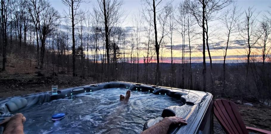La Conception Chalet Serenity - Mont Tremblant Ski - Spa Sauna Wifi Tv Privet Chic Modern House 빌라 외부 사진