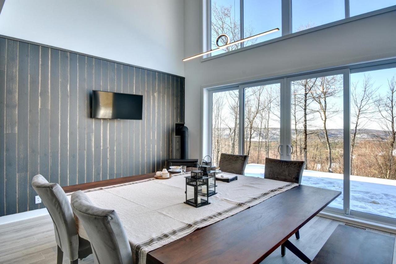 La Conception Chalet Serenity - Mont Tremblant Ski - Spa Sauna Wifi Tv Privet Chic Modern House 빌라 외부 사진