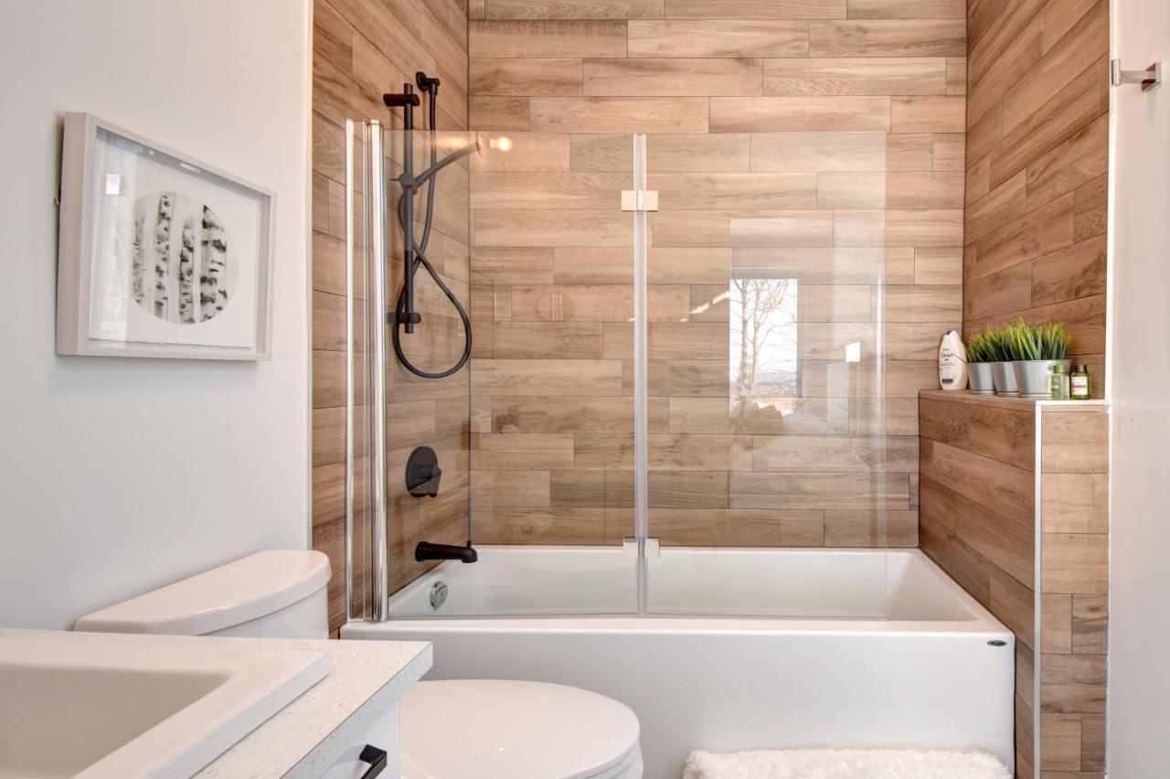 La Conception Chalet Serenity - Mont Tremblant Ski - Spa Sauna Wifi Tv Privet Chic Modern House 빌라 외부 사진