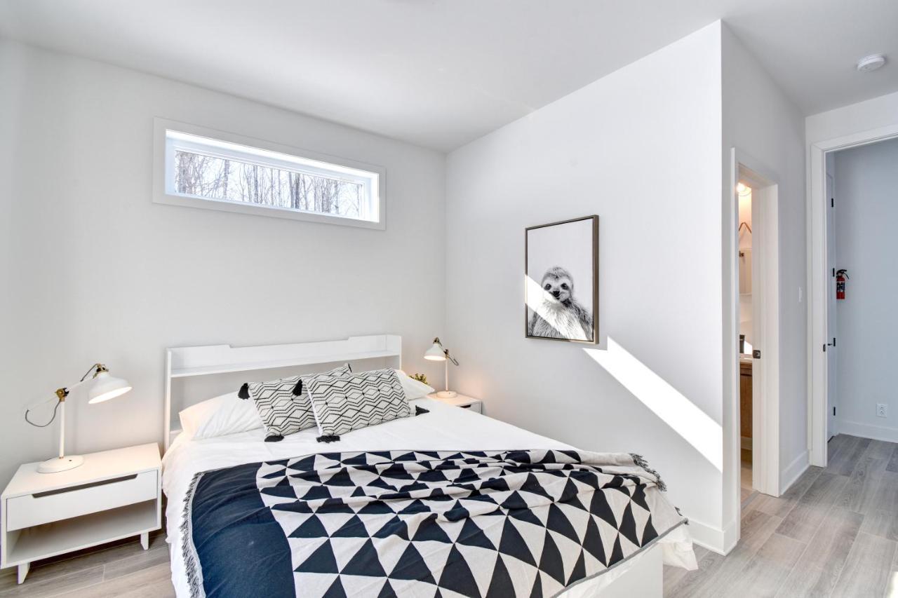 La Conception Chalet Serenity - Mont Tremblant Ski - Spa Sauna Wifi Tv Privet Chic Modern House 빌라 외부 사진