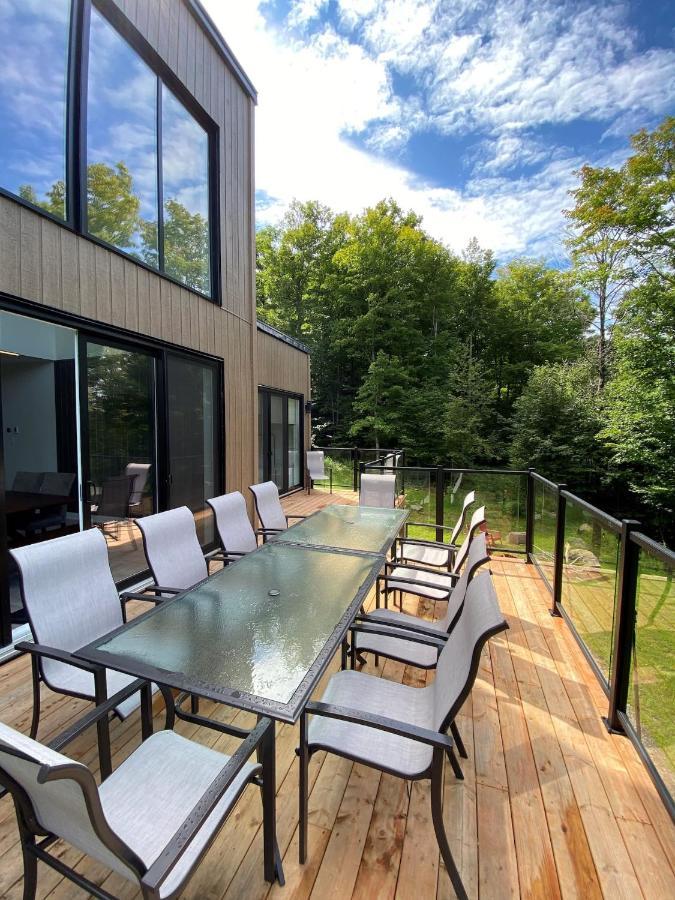 La Conception Chalet Serenity - Mont Tremblant Ski - Spa Sauna Wifi Tv Privet Chic Modern House 빌라 외부 사진