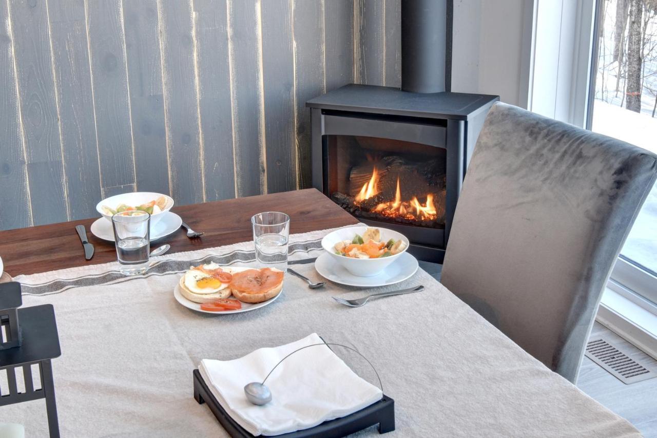 La Conception Chalet Serenity - Mont Tremblant Ski - Spa Sauna Wifi Tv Privet Chic Modern House 빌라 외부 사진