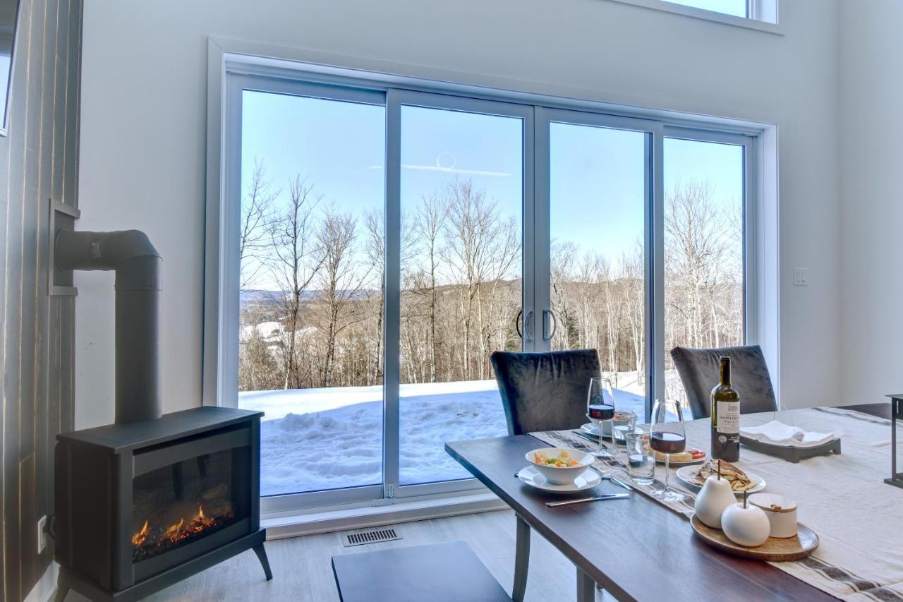 La Conception Chalet Serenity - Mont Tremblant Ski - Spa Sauna Wifi Tv Privet Chic Modern House 빌라 외부 사진