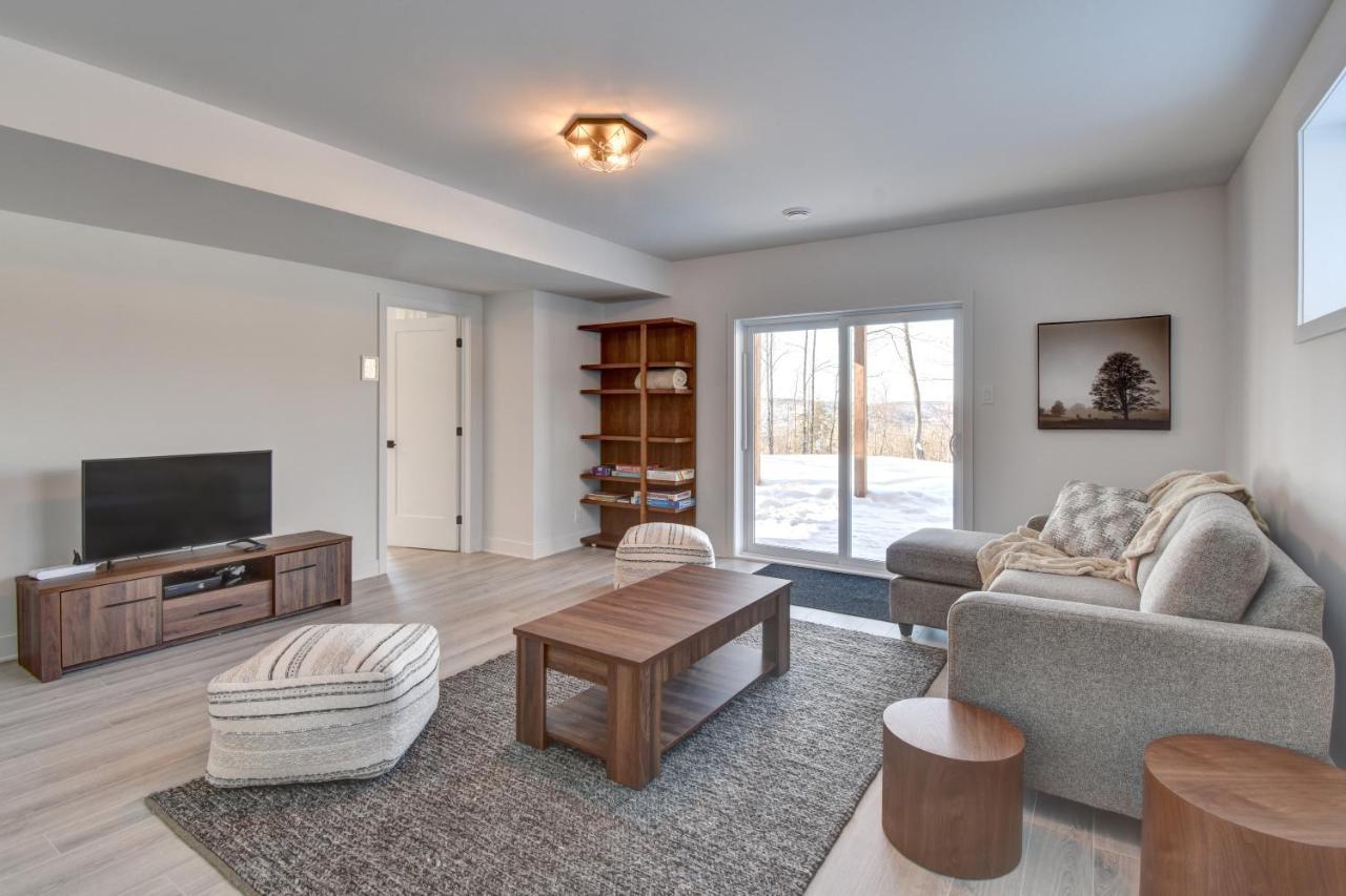 La Conception Chalet Serenity - Mont Tremblant Ski - Spa Sauna Wifi Tv Privet Chic Modern House 빌라 외부 사진