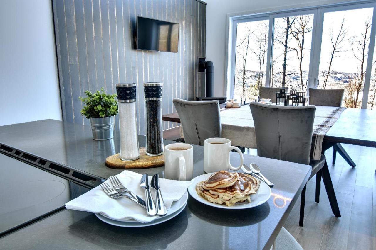 La Conception Chalet Serenity - Mont Tremblant Ski - Spa Sauna Wifi Tv Privet Chic Modern House 빌라 외부 사진