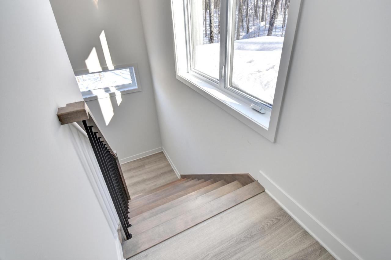 La Conception Chalet Serenity - Mont Tremblant Ski - Spa Sauna Wifi Tv Privet Chic Modern House 빌라 외부 사진
