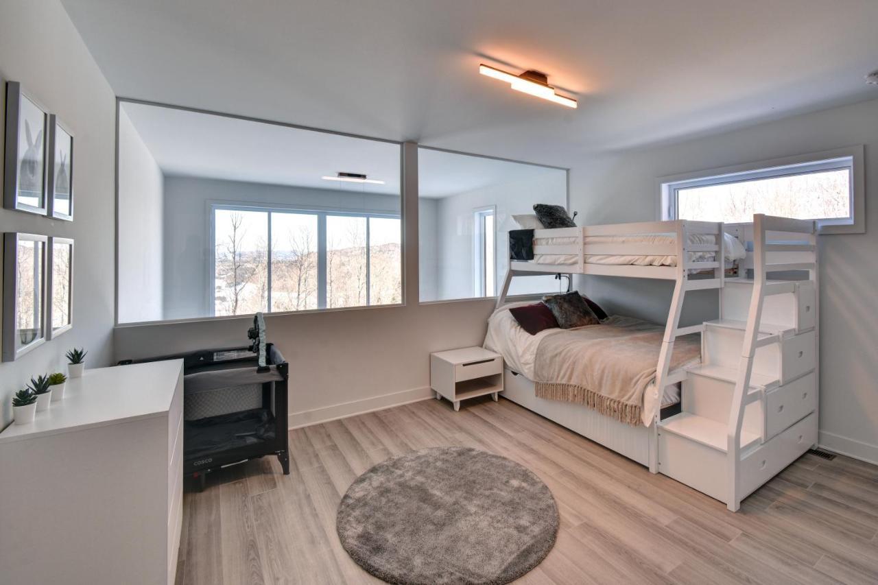 La Conception Chalet Serenity - Mont Tremblant Ski - Spa Sauna Wifi Tv Privet Chic Modern House 빌라 외부 사진