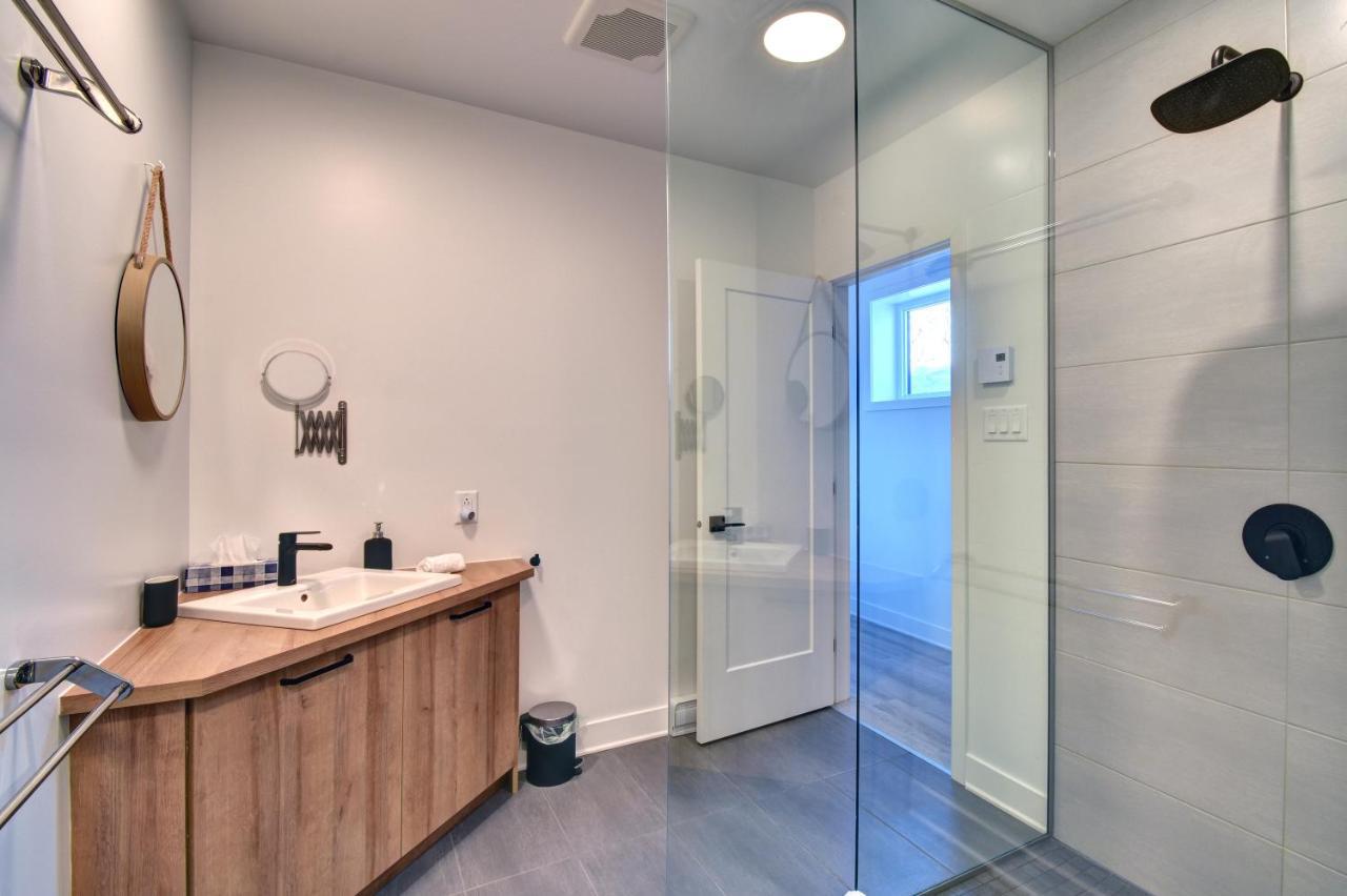 La Conception Chalet Serenity - Mont Tremblant Ski - Spa Sauna Wifi Tv Privet Chic Modern House 빌라 외부 사진